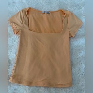 Sincerely Jules Orang Square neck top